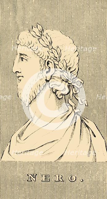 'Nero', (37- 68 AD), 1830. Creator: Unknown.