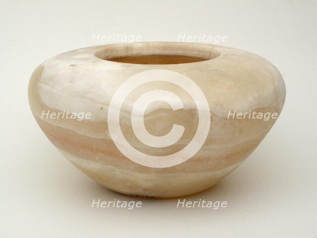 Vessel, Egypt, Early Dynastic Period-Early Old Kingdom, Dynasty 1-3 (about 3000-2613 BCE). Creator: Unknown.