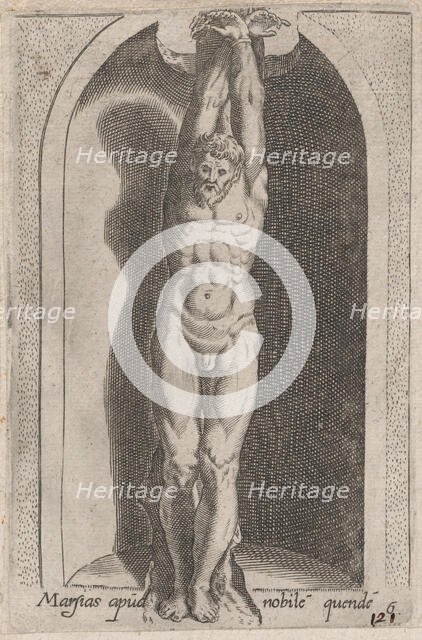 Speculum Romanae Magnificentiae: Marsias (Marsias apud nobile quende), 16th century., 16th century. Creator: Anon.