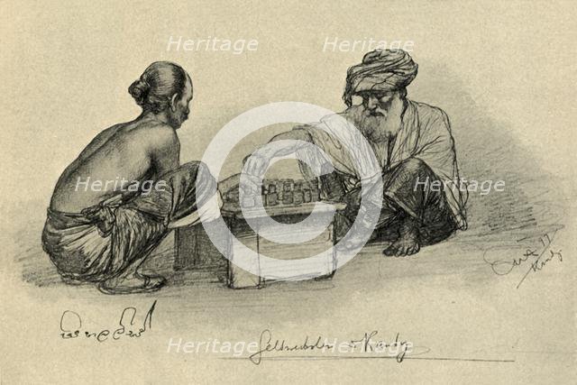 Money[lender?], Kandy, Ceylon, 1898. Creator: Christian Wilhelm Allers.