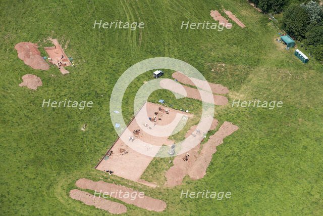 Archaeological excavation on Dorstone Hill, County of Herefordshire, 2018. Creator: Damian Grady.