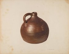 Stone Jug, c. 1939. Creator: Carl Buergerniss.