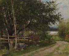 Birch Pasture, 1880. Creator: Fanny Churberg.