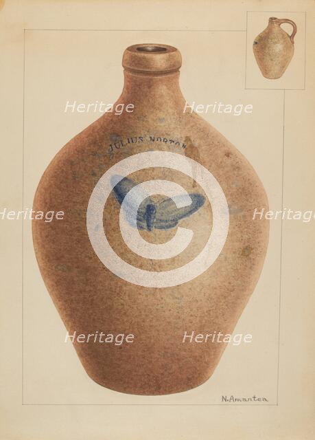 Jar, c. 1937. Creator: Nicholas Amantea.