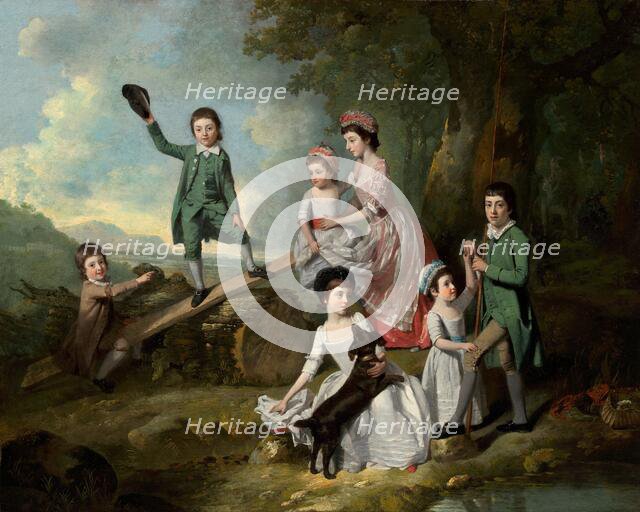 The Lavie Children, c. 1770. Creator: Johan Zoffany.