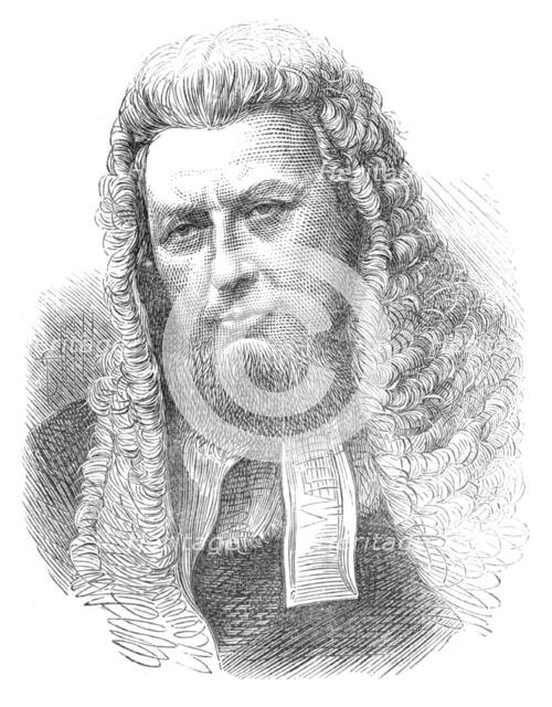The new judge, Mr. Baron Amphlett, 1874. Creator: Unknown.