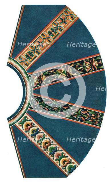 Painting on cupola, Chora Church, Constantinople [Istanbul, Turkey], (1928). Creator: Unknown.