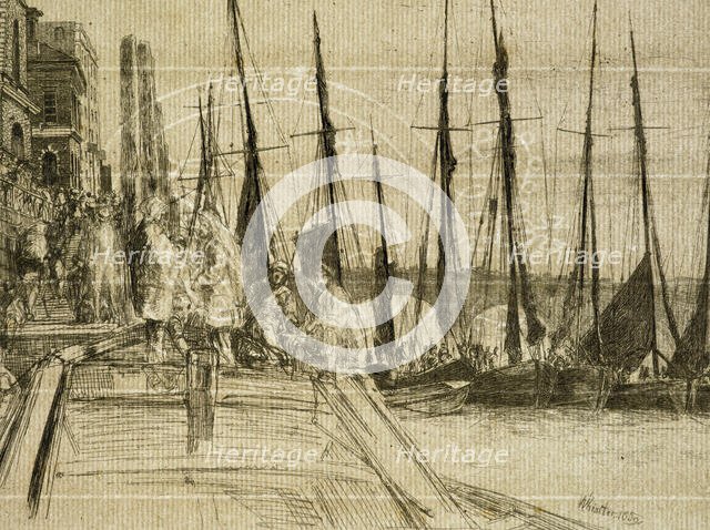 Billingsgate, 1859. Creator: James Abbott McNeill Whistler.