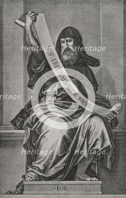 The prophet Job, 1877.  Creator: Unknown.