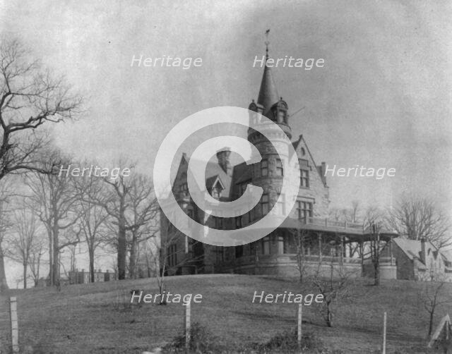 Barber House ("Belmont"), Washington, D.C., 1890s. Creator: Frances Benjamin Johnston.
