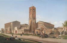 Sant'Agnese fuori le mura, Rome, 1815. Creator: CW Eckersberg.