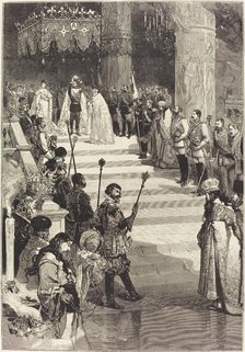 Le Couronnement de l'Empereur Alexandre III de Russie (27 Mai), 1883. Creator: Auguste Lepere.