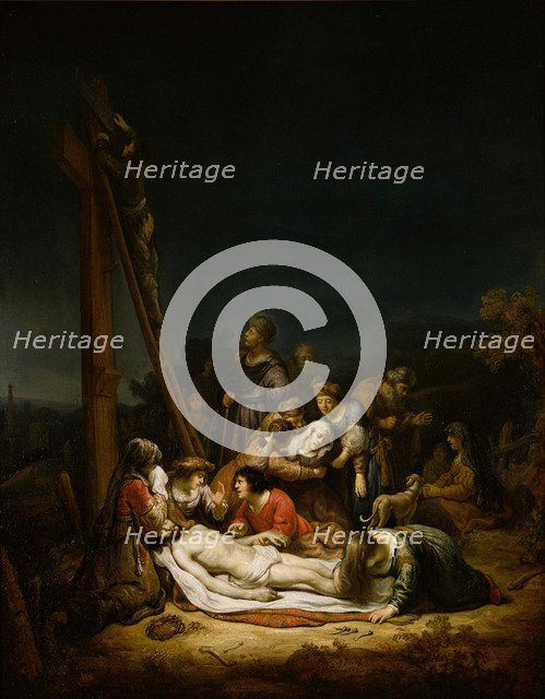 The Lamentation over Christ, 1637. Artist: Flinck, Govaert (1615-1660)