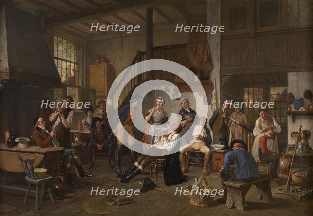 Shaving Day, 1873. Creator: Col, Jan David (1822-1900).