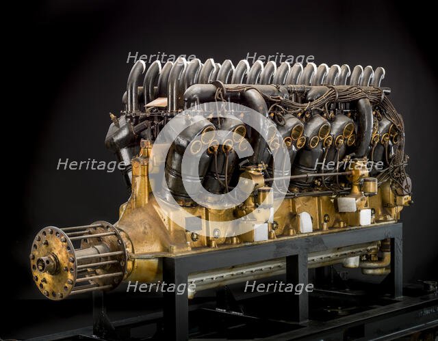 Duesenberg H Direct, V-16 Engine, 1918. Creator: Duesenberg Motors Corporation.