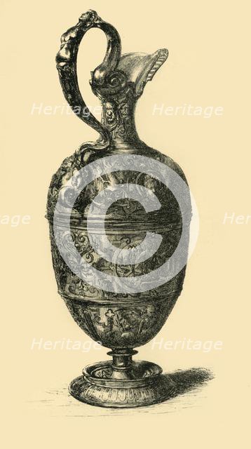 Pewter ewer, 1580-1600, (1881).  Creator: W. W. McCarty.