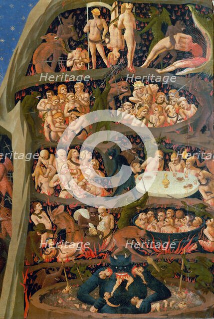 The Last Judgment (Detail), ca 1432. Creator: Angelico, Fra Giovanni, da Fiesole (ca. 1400-1455).