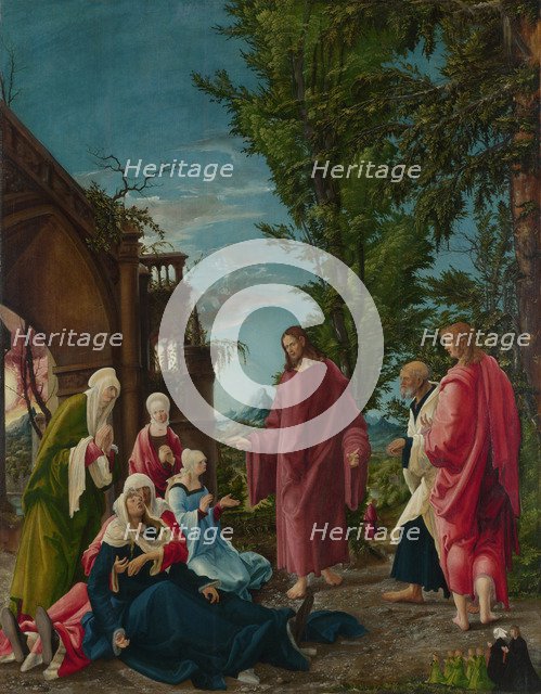 Christ taking Leave of his Mother, c. 1520. Artist: Altdorfer, Albrecht (c. 1480-1538)