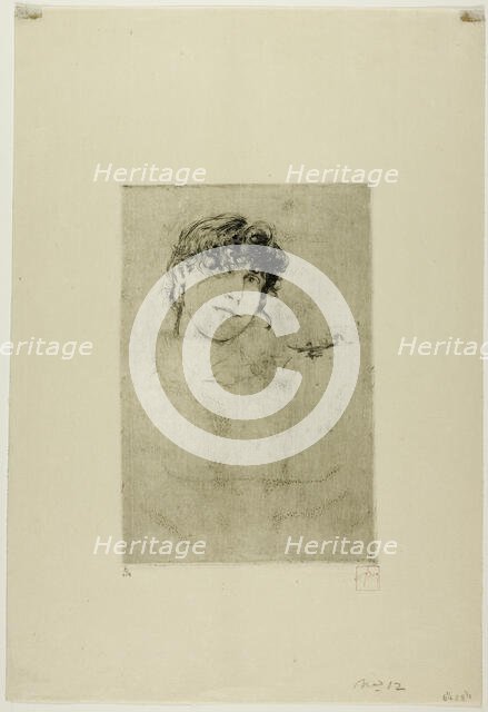 Jennie Gerson, c. 1880. Creator: Robert Frederick Blum.