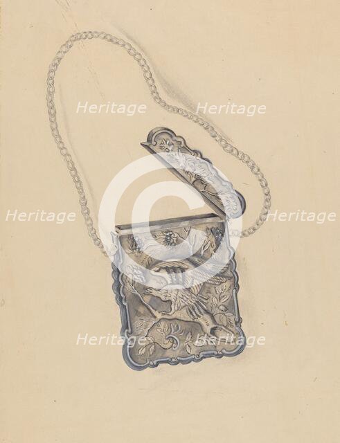 Card Purse, c. 1936. Creator: Ella Josephine Sterling.