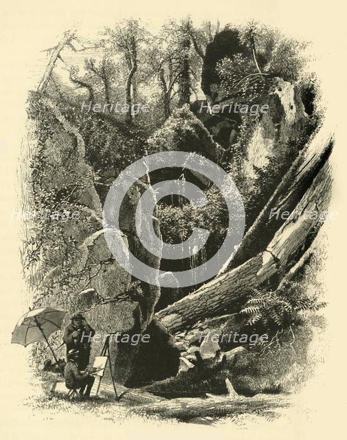 'Ice Glen, Stockbridge', 1874.  Creator: John J. Harley.