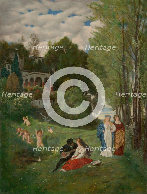 Spring, around 1905. Creator: Milan Thomka Mitrovsky.