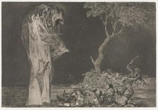 The Proverbs: Folly of Fear, 1864. Creator: Francisco de Goya (Spanish, 1746-1828).
