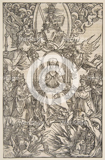 Illustration from Revelations Sancte Birgitte, Koberger Nuremberg 1502 (German Text).n.d. Creator: Albrecht Durer.