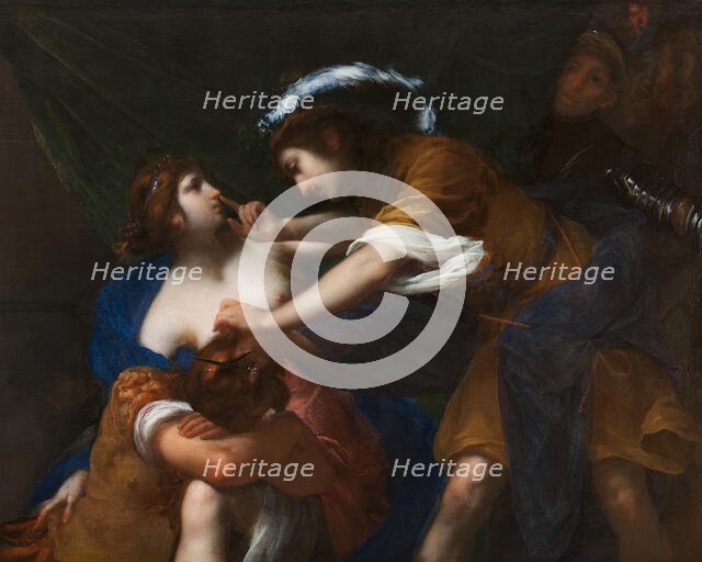 Samson and Delilah, c 1645. Creator: Furini; Francesco (1603-1643).