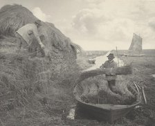 Ricking the Reed, 1886. Creators: Dr Peter Henry Emerson, Thomas Frederick Goodall.