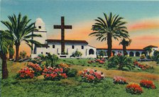 'Junipero Serra Museum, Old Town. San Diego, California', c1941. Artist: Unknown.
