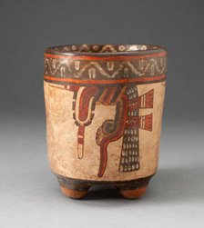 Tripod vessel with Knotted Motif, A.D. 850/950.  Creator: Unknown.