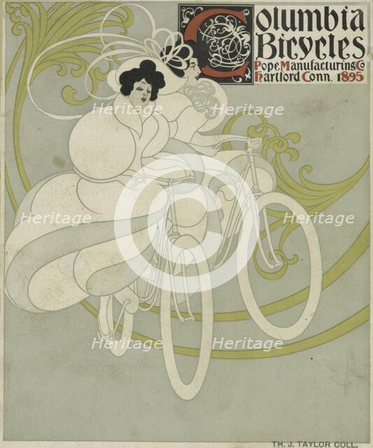 Columbia bicycles, c1895. Creator: Unknown.