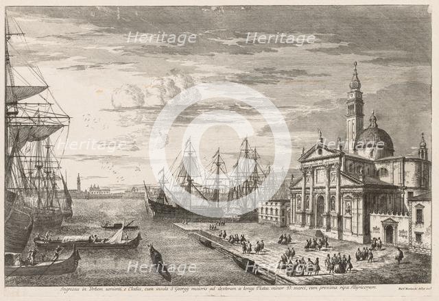 Views of Venice: The Basin of St. Mark's, 1741. Creator: Michele Marieschi (Italian, 1710-1743).