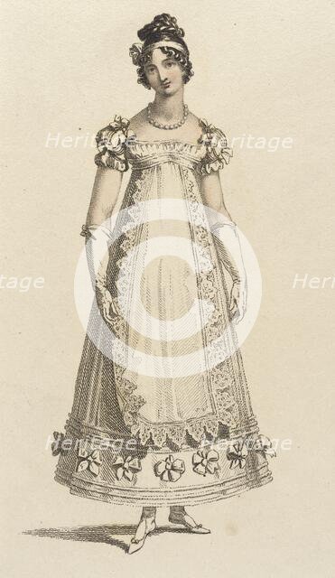 Fashion Plate (Parisian Ball Dress), 1817. Creator: Unknown.