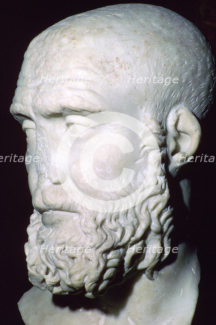 Bust of Pupienus Maximus, 2nd century. Artist: Unknown