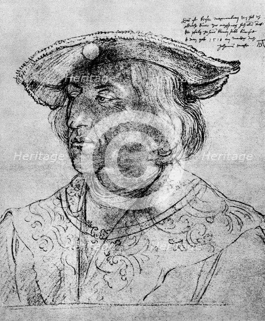 'Kaiser Maximilian I', 1518, (1936). Artist: Albrecht Dürer