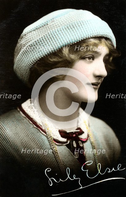 Lily Elsie (1886-1962), English actress, early 20th century.Artist: Rotary Photo