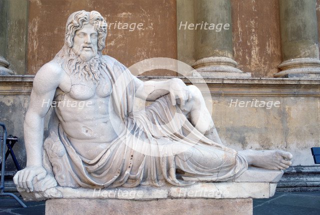 Statue, Court Of The Pigna, Vatican, Rome. Artist: Unknown