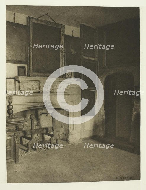 The Conspirator's Room, Old Rye House, 1880s. Creator: Peter Henry Emerson.