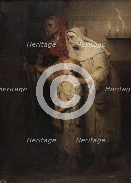 The Prayer or The Pilgrim, between 1883 and 1884. Creator: Desire Francois Laugee.