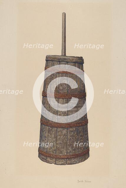 Churn, 1935/1942. Creator: Lelah Nelson.