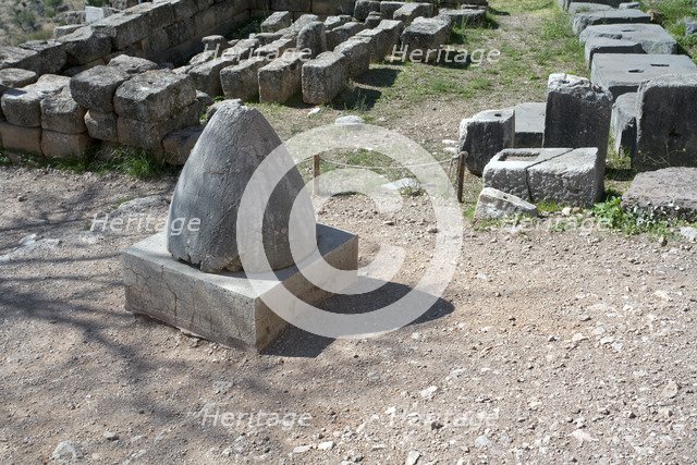 A naval stone, Delphi, Greece. Artist: Samuel Magal