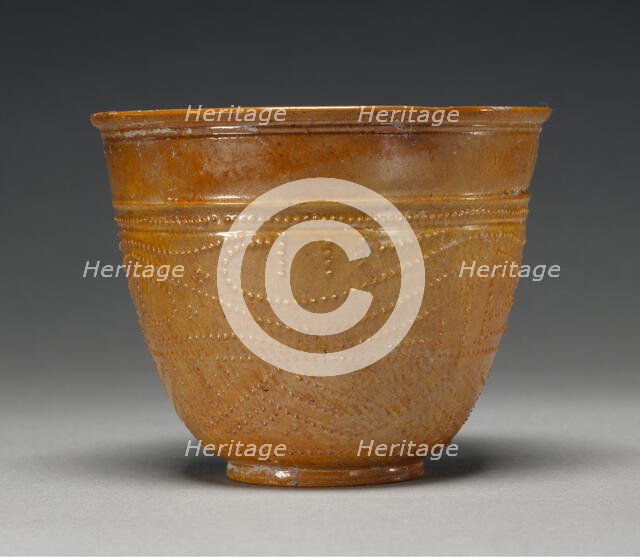 Lead-Glazed Beaker, 1st century A.D. Creator: Unknown.
