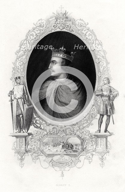 Henry I, King of England, 1860. Artist: Unknown