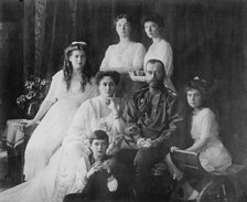 Royal Russian family, 1914. Creator: Bain News Service.