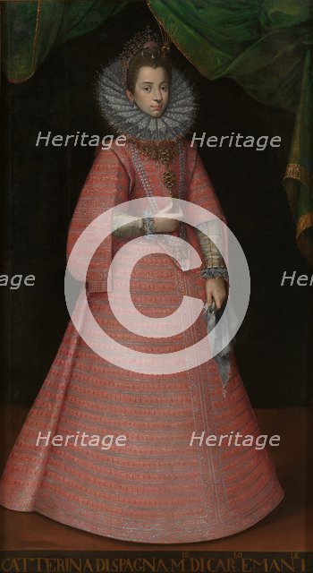 Portrait of the Infanta Catherine Michelle of Spain (1567-1597). Artist: Anonymous 