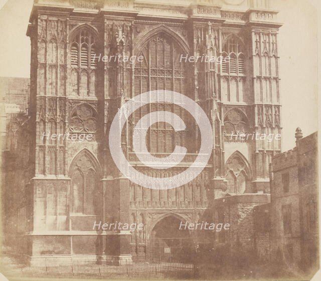 Westminster Abbey, before May 1845. Creator: Nicolaas Henneman.