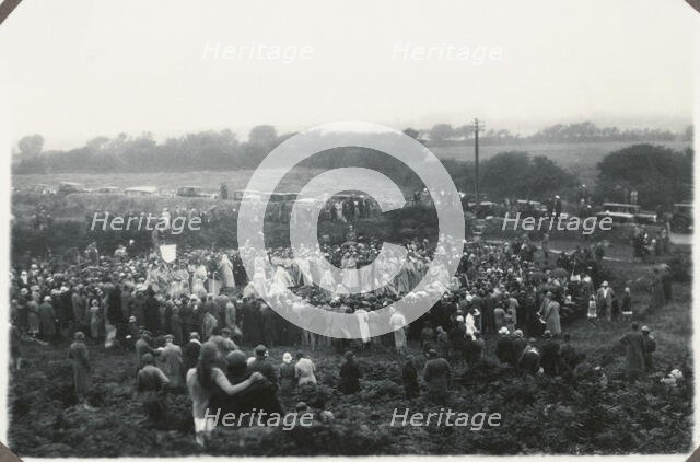 Gorsedh Kernow, St Michael's Chapel, Roche Rock, Roche, Cornwall, 1933. Creator: Unknown.