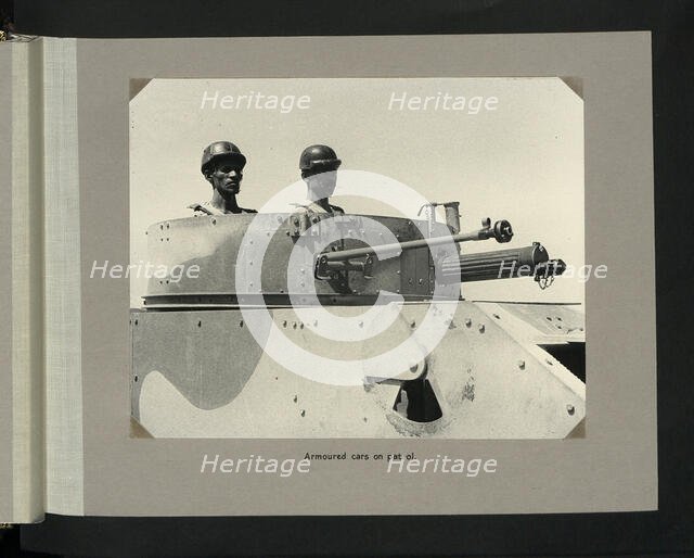 Armoured cars on patrol, 1964. Creator: Colonial Office.